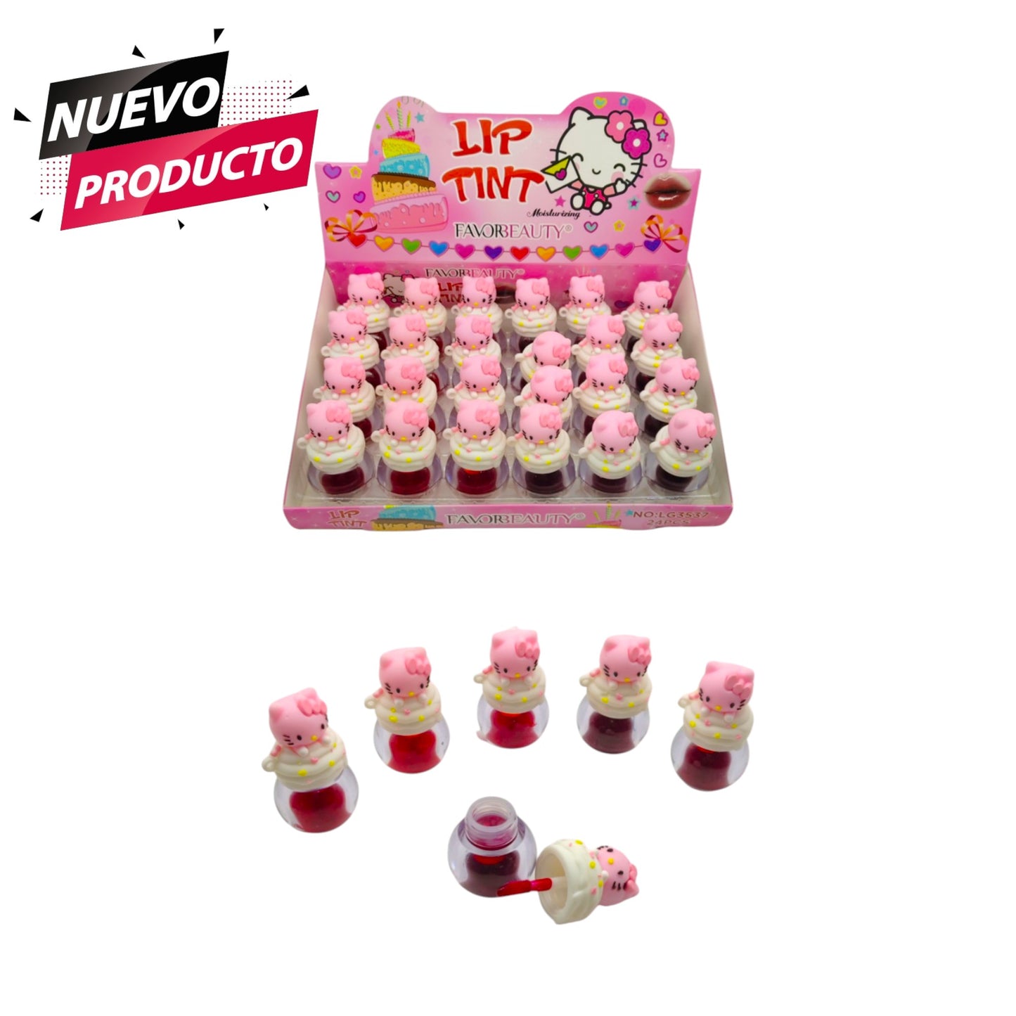 TINTA DE AGUA KITTY 24 PCS LG3537