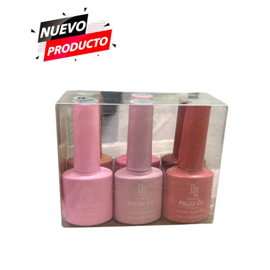 POLISH GEL GELISH DUBAI 6 PCS M-2 (B)