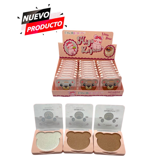 ILUMINADOR COMPACTO  DE OSITOS 24 PCS 6824