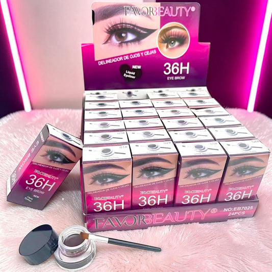 DELINEADOR OJOS Y CEJAS 36H 24 PZ EB7025