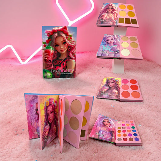 LIBRO DE SOMBRAS BOOBA, ILUMINADORES, RUBOR, POLVOS 1 PZ ES6548