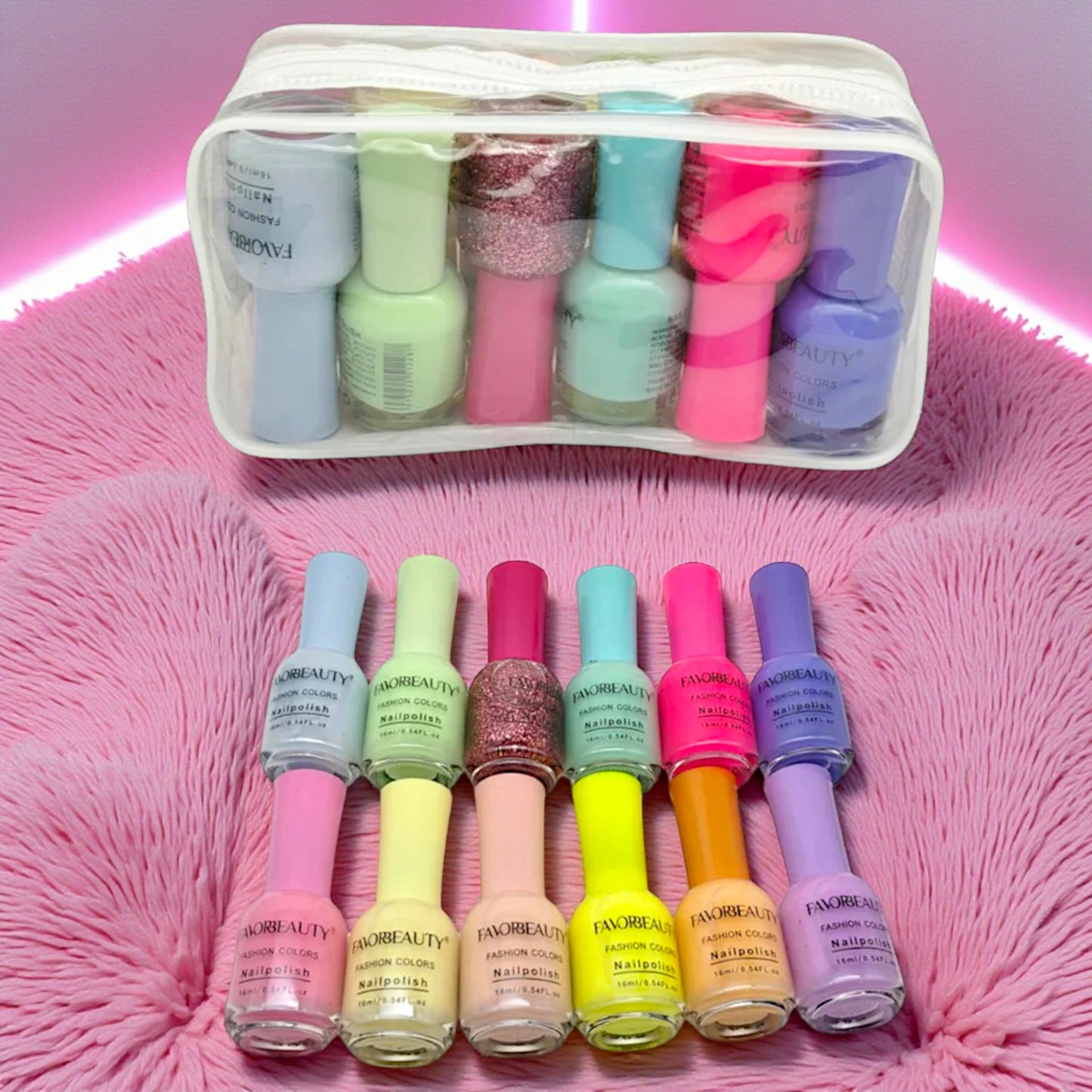 ESMALTE DE UÑAS 12 PZ  NP8188.