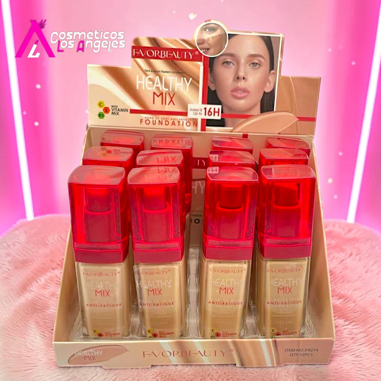 BASE DE MAQUILLAJE HEALTHY MIX 12 PZ F9274