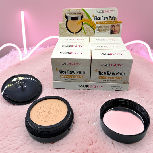 MAQUILLAJE LIQUIDO COMPACTO ARROZ 6 PZ F9404