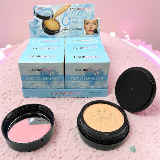 MAQUILLAJE LIQUIDO COMPACTO ACIDO HIALURONICO 6 PZ F9406