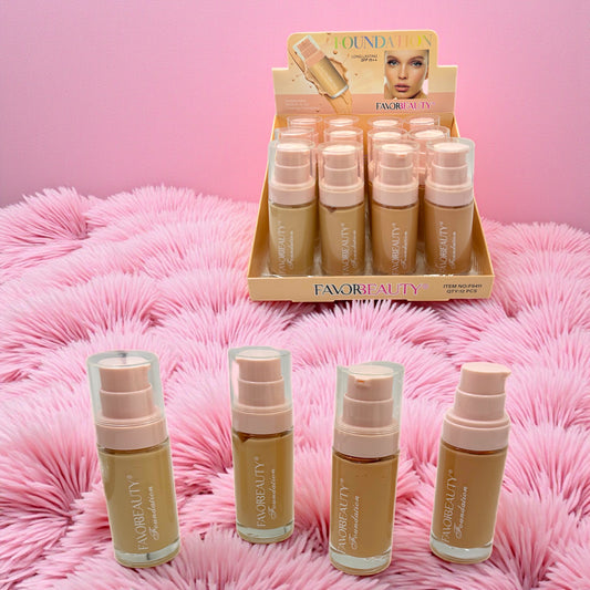 BASE DE MAQUILLAJE LIQUIDA 12 PZ F9411