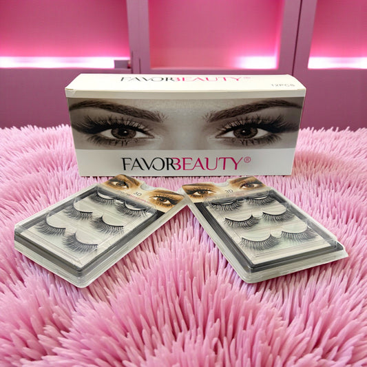SET PESTAÑAS 3D 12 PZ FB1254