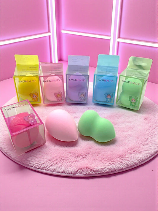 ESPONJA DE MAQUILLAJE COLORIDA 12 PZ FB1815.