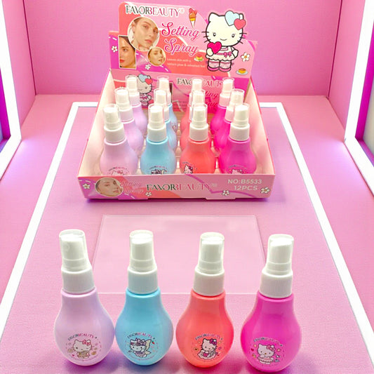 FIJADOR DE MAQUILLAJE HELLO KITTY 12 PZ B5533
