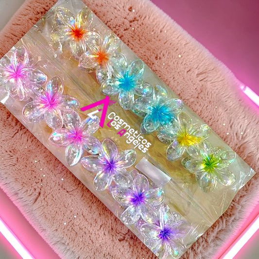 PINZA HAWAIANA CON GLITTER 12 PZ FJ5009