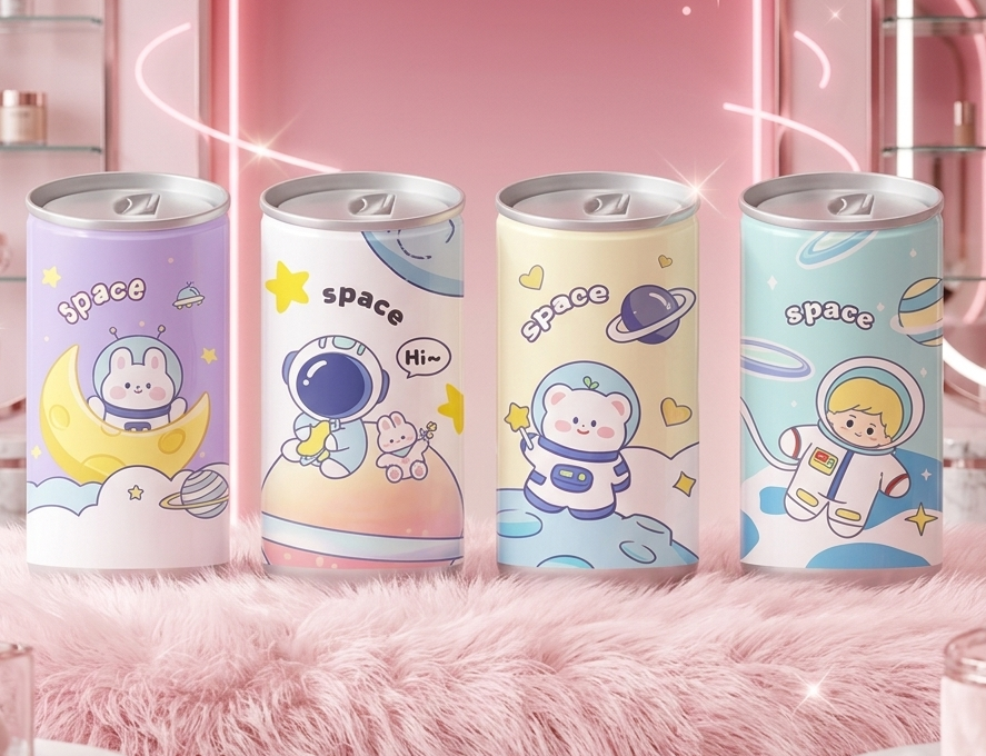 LATITAS TOALLAS DESMAQUILLANTES ASTRONAUTAS 12 PZ F029