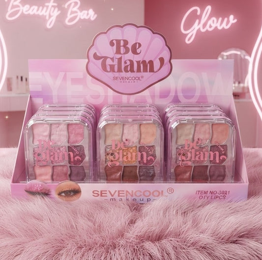 PALETA DE SOMBRAS BE GLAM 12 PZ 9281