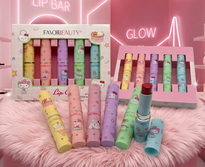 LABIAL EN BARRA HELLO KITTY 6 PZ LS2175