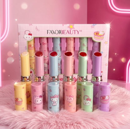LABIAL EN BARRA HELLO KITTY 6 PZ LS2175