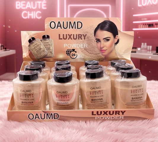 POLVO TRASLUCIDO LUXURY 12 PZ F-001