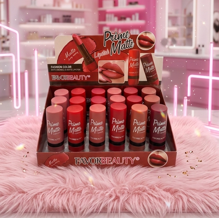 LABIAL EN BARRA PRIME MATTE 24 PZ LS2323
