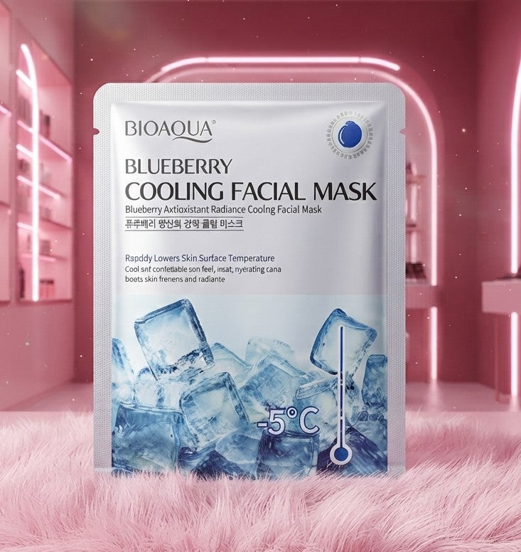 MASCARILLA FACIAL BLUEBERRY CONGELADA 10 PZ BQY15178