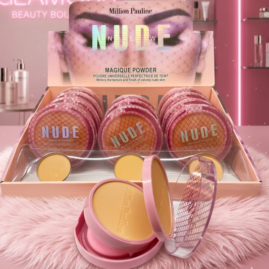 POLVO COMPACTO DOBLE CON ESPONJA 12 PZ M20-16