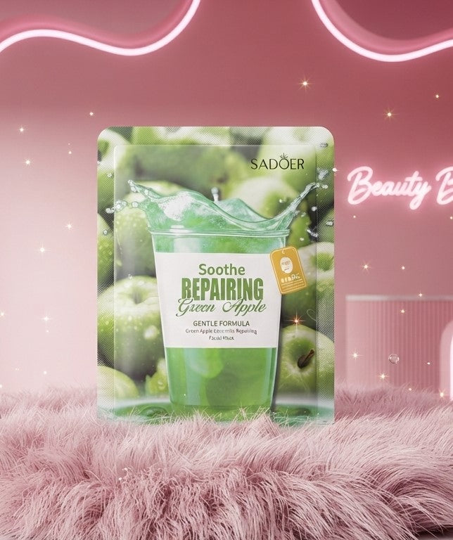 MASCARILLA FACIAL MANZANA VERDE 10 PZ SD12566