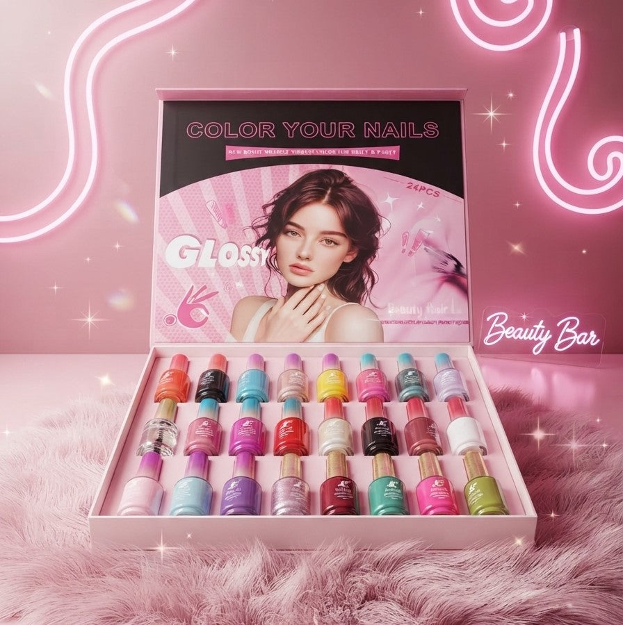 SET DE ESMALTES SURTIDOS 24 PZ 2888