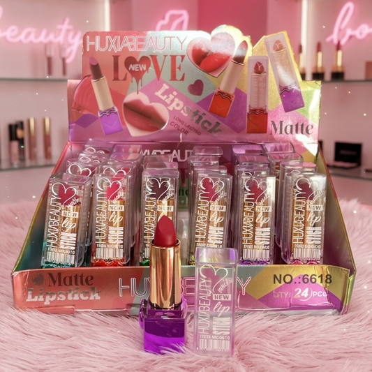 LABIAL EN BARRA CORAZON 24 PZ 6618