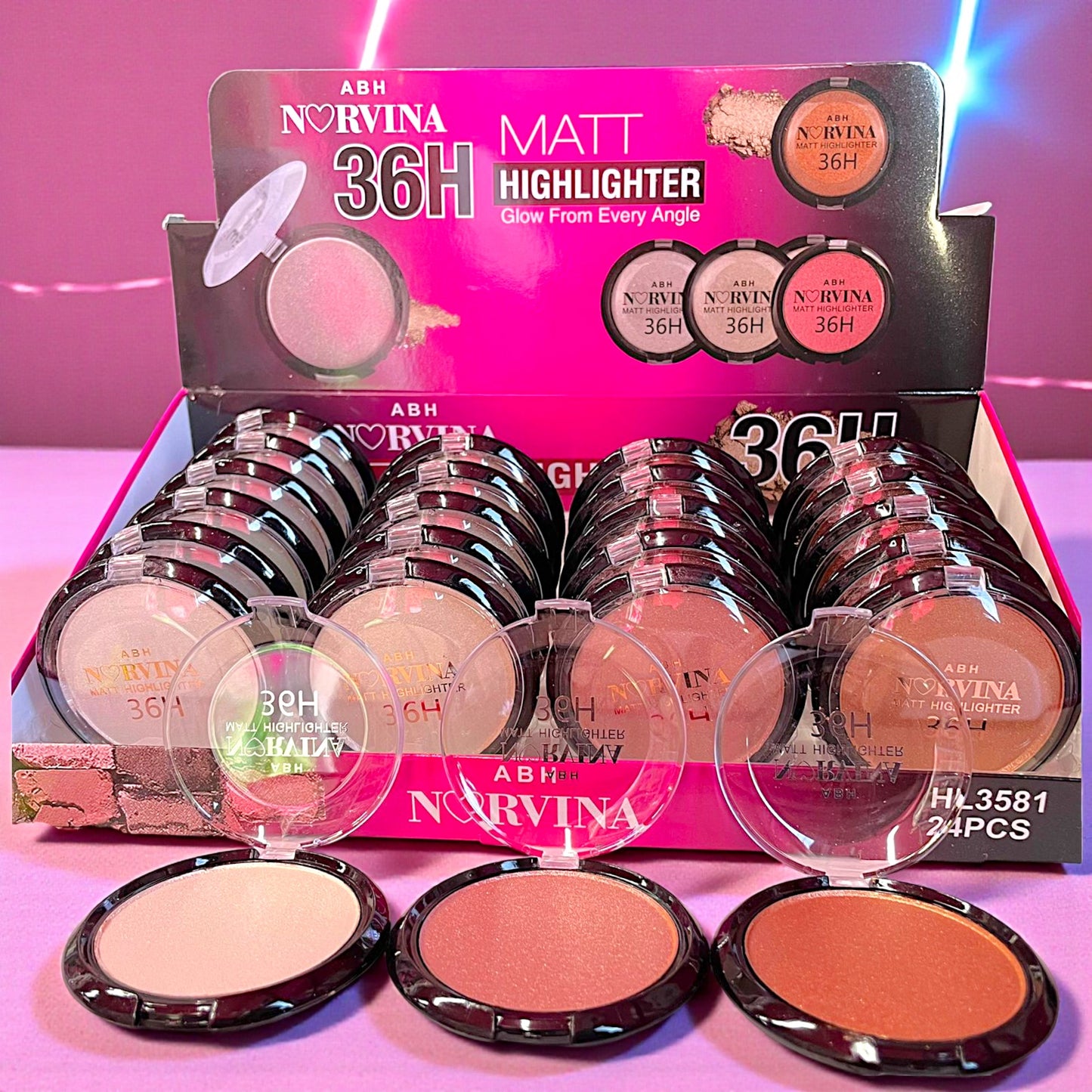 ILUMINADOR COMPACTO 36H 24 PZ HL3581.