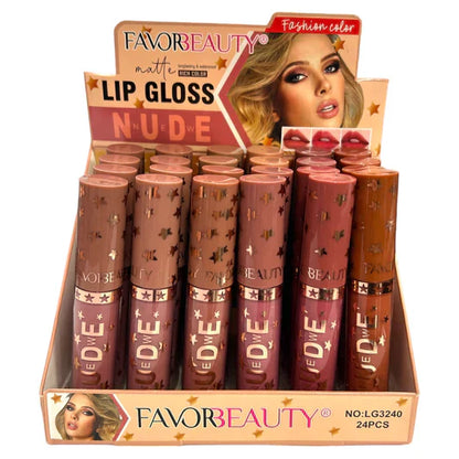 Labial Liquido Nude Estrellitas LG3240 24PCS