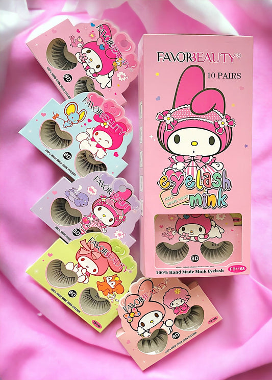 Pestañas Melody 10 PCS FB1168.