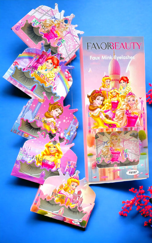 Pestañas Barbie Princesas 10 pcs FB1187