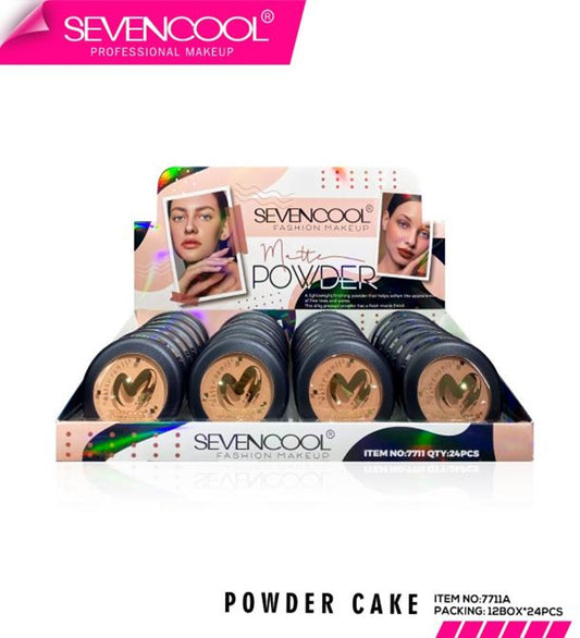 Polvo Compacto SevenCool 24 PCS 7711A