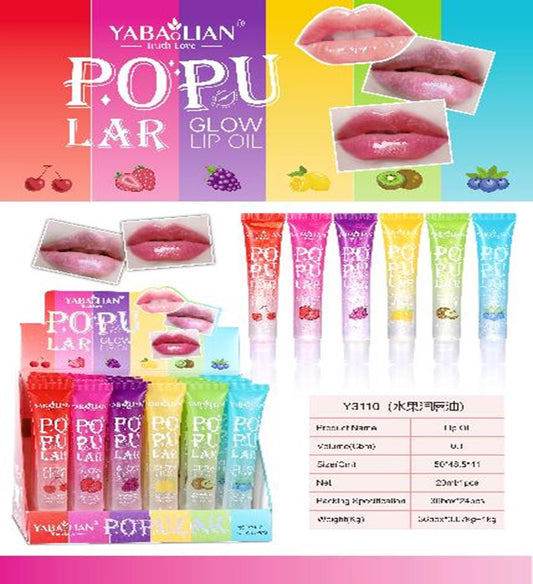 Lip Oil Popu De Sabores 24 PCS Y3110