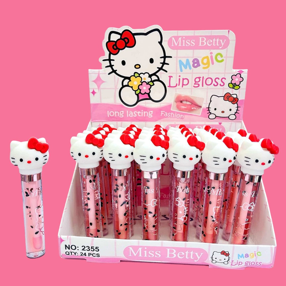 Lip Gloss Magic Hello Kitty 24 PCS 2355