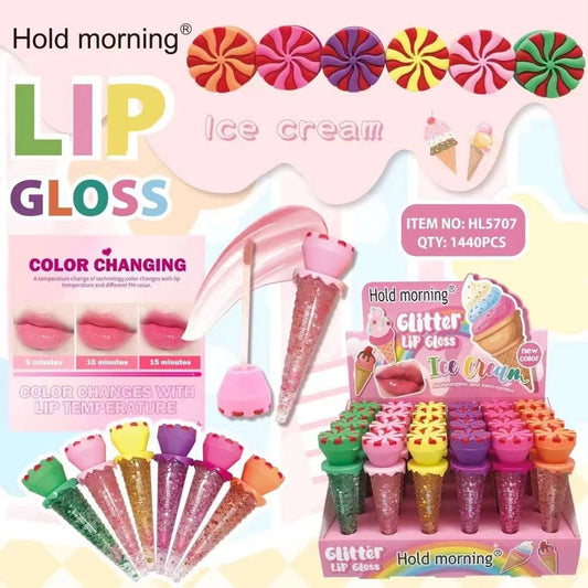LIP GLOSS DE HELADITO 24 PCS HL5707