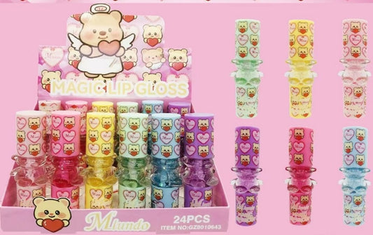 LIP GLOSS MAGICO OSITOS CORAZONEZ 24PZS GZ8010643