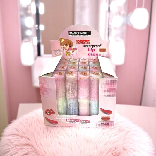 LABIAL LIQUIDO DONUT SUPER BRILLANTE 24 PCS 7039F