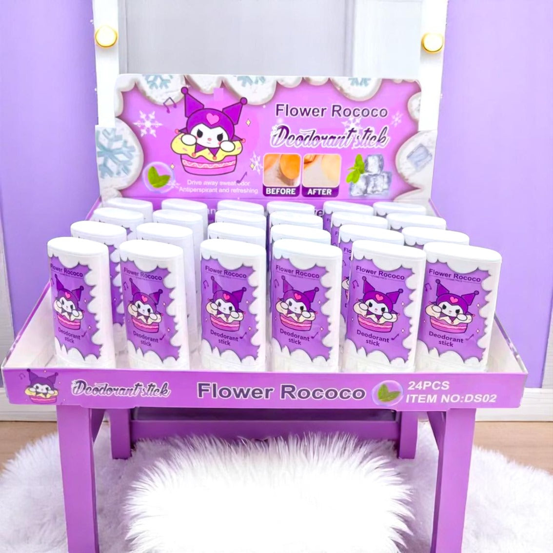 DESODORANTE DE KUROMY 24 PCS DS02