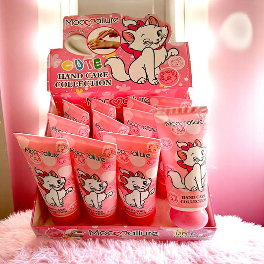 CREMA CUTE DE GATITOS SUPER HIDRATANTE 12 PCS MOC602