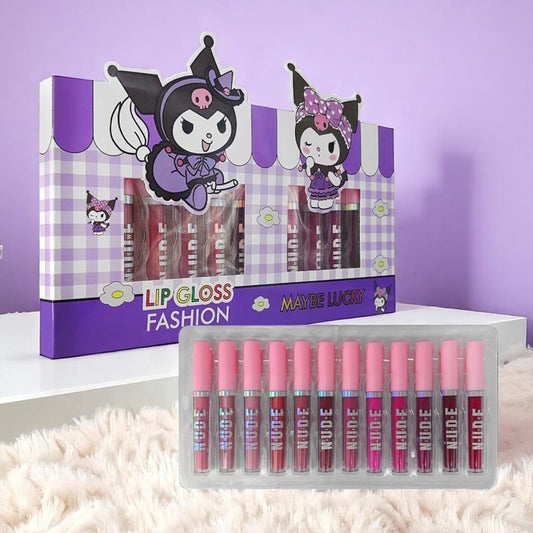 LIP GLOSS MATTE FASHION KUROMY 12 PCS CC-027-2