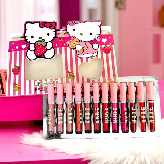 LIP GLOSS HELLO KITTY 12 PCS CC-027-1
