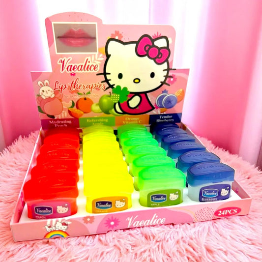 BALSAMO DE LABIOS HELLO KITTY 24 PCS 8817