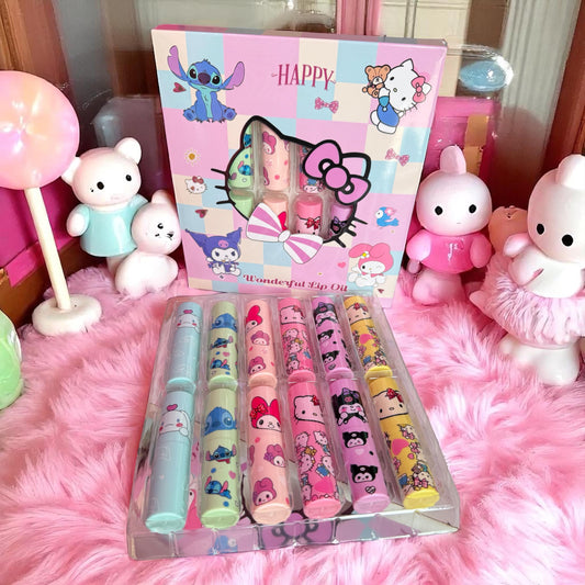SET CON 12PZ GLOSS SANRIO CC-025