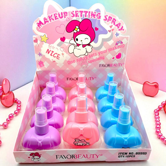 SPRAY FIJADOR DE MAQUILLAJE DE MELODY 12 PCS  B5553