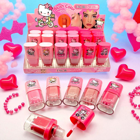 RUBOR BLUSH DE TONOS SUPER BONITOS 24 PCS BL9288