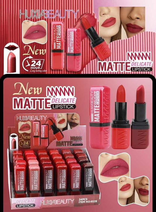 LABIAL EN BARRA MATTE 24 PCS 6528