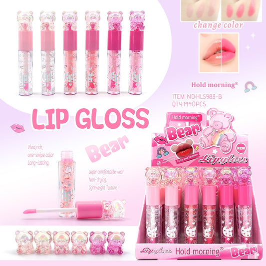 LIP GLOSS SUPER CUTE DE OSITOS 24pzs HL5983