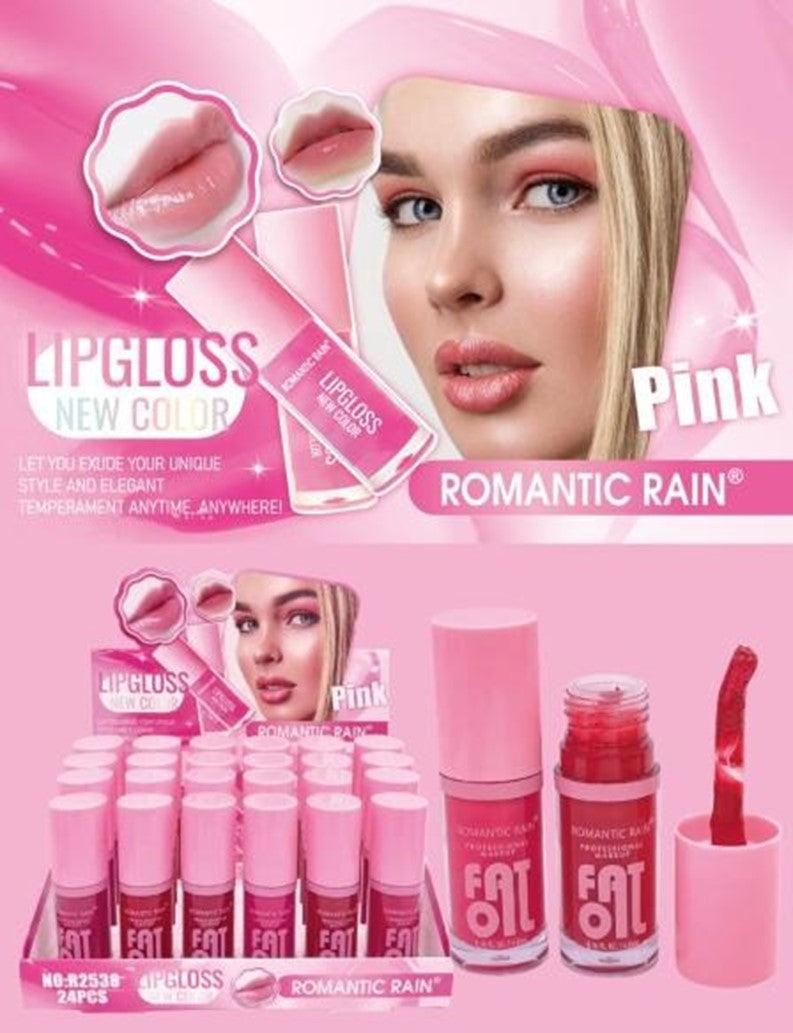 LIP GLOSS ROMANTIC RAIN LIQUIDO 24PZS R2538
