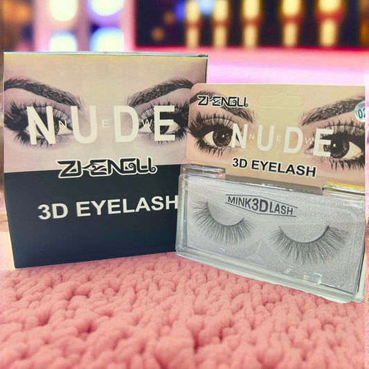 PESTAÑAS NUDE 3D EYELASH 12 PARES JM-8