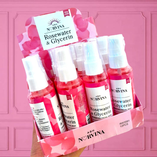 AGUA DE ROSAS HIDRATANTE NORVINA 12 PCS RW3591.