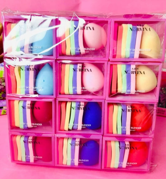 ESPONJAS DE COLORES NORVINA 12 PCS PP3921