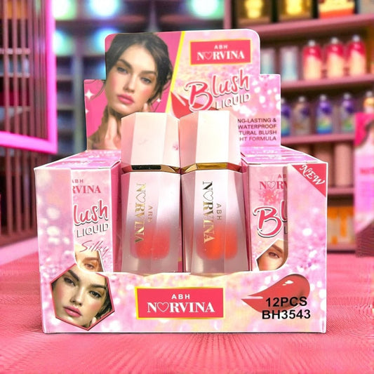 RUBOR BLUSH NORVINA 12 PCS BH3543